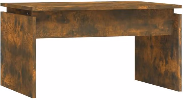 Berkfield Home Smoked Oak Coffee Table in Brown, W/D/H: 68 x 50 x 38 cm – 1