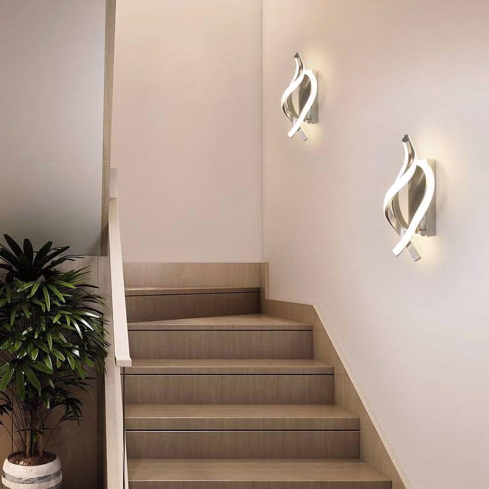 Pheashine Silver Modern LED Wall Light, 22W, 4500K Neutral White, Up and Down Sconce – 3