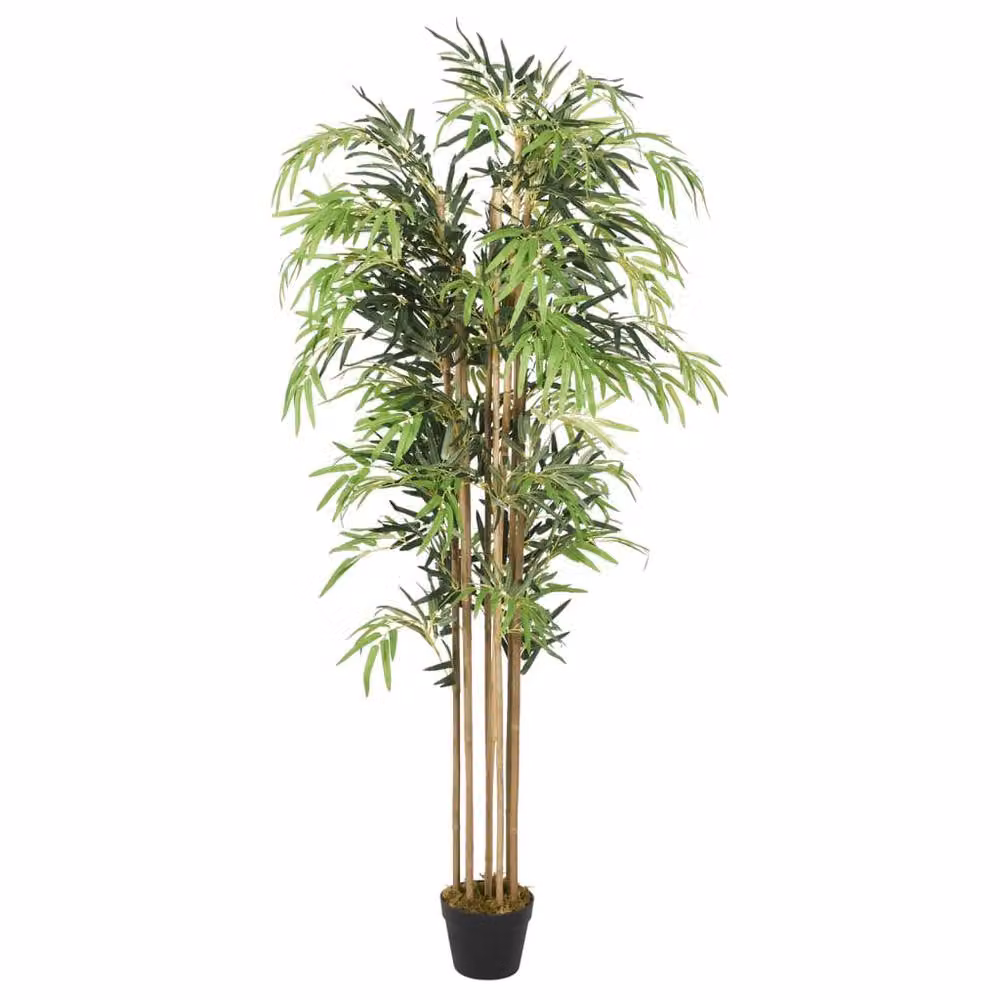Berkfield Home Artificial Bamboo Tree, Green, Height: 150 cm – 2