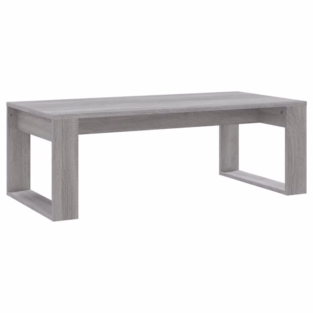 Berkfield Home Grey Sonoma Coffee Table in Engineered Wood, W: 102 cm, D: 50 cm, H: 35 cm – 2