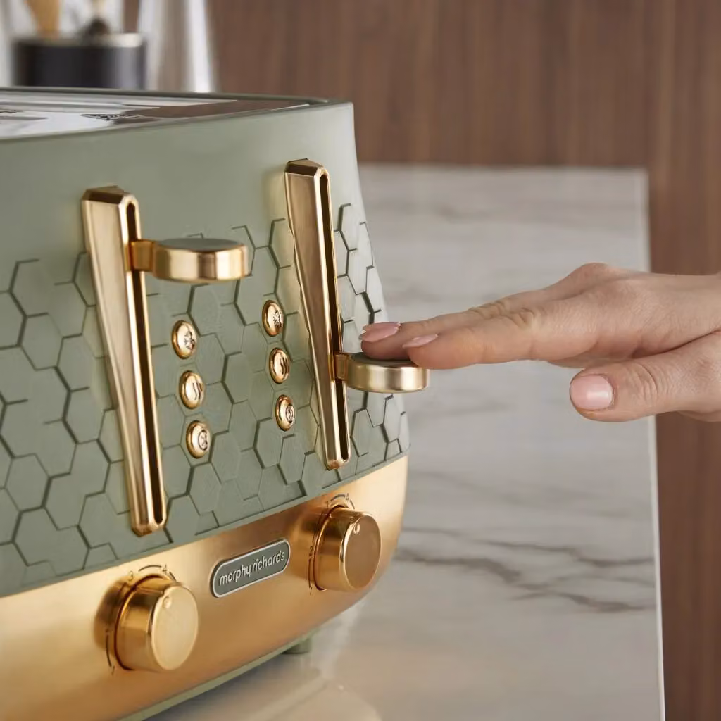 Morphy Richards Cassini 4-Slice Toaster in Green – 6