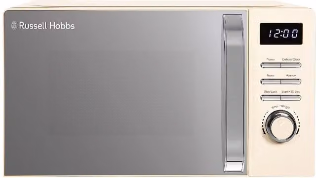 Russell Hobbs Digital Legacy 20L Solo Microwave 800W RHMD818 in Beige