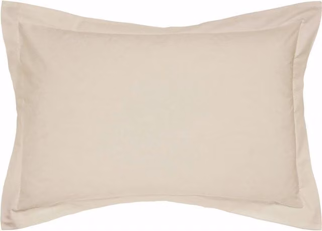 Helena Springfield 50/50 Percale Oxford Pillowcase, Beige