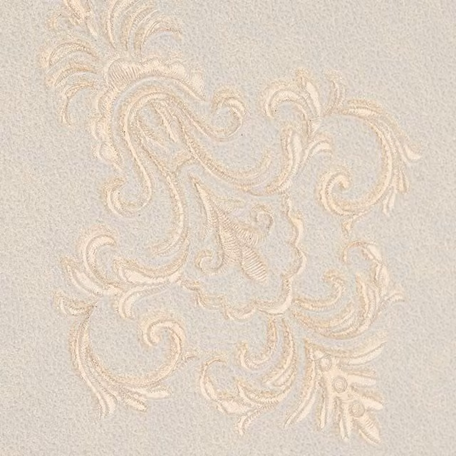 Livingandhome Multicoloured and Gold Botanical Floral Non-Woven Wallpaper Roll