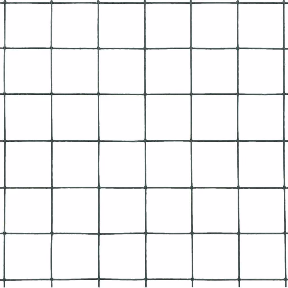 Berkfield Home Green PVC Coated Steel Chicken Wire Fence, 10 x 0.5 m – 3