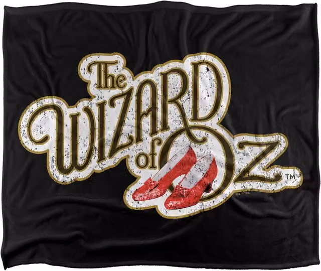 LOGOVISION The Wizard of Oz Logo Silky Touch Super Soft Fleece Throw Blanket, Multicolour, W: 127 cm x D: 152 cm – 6