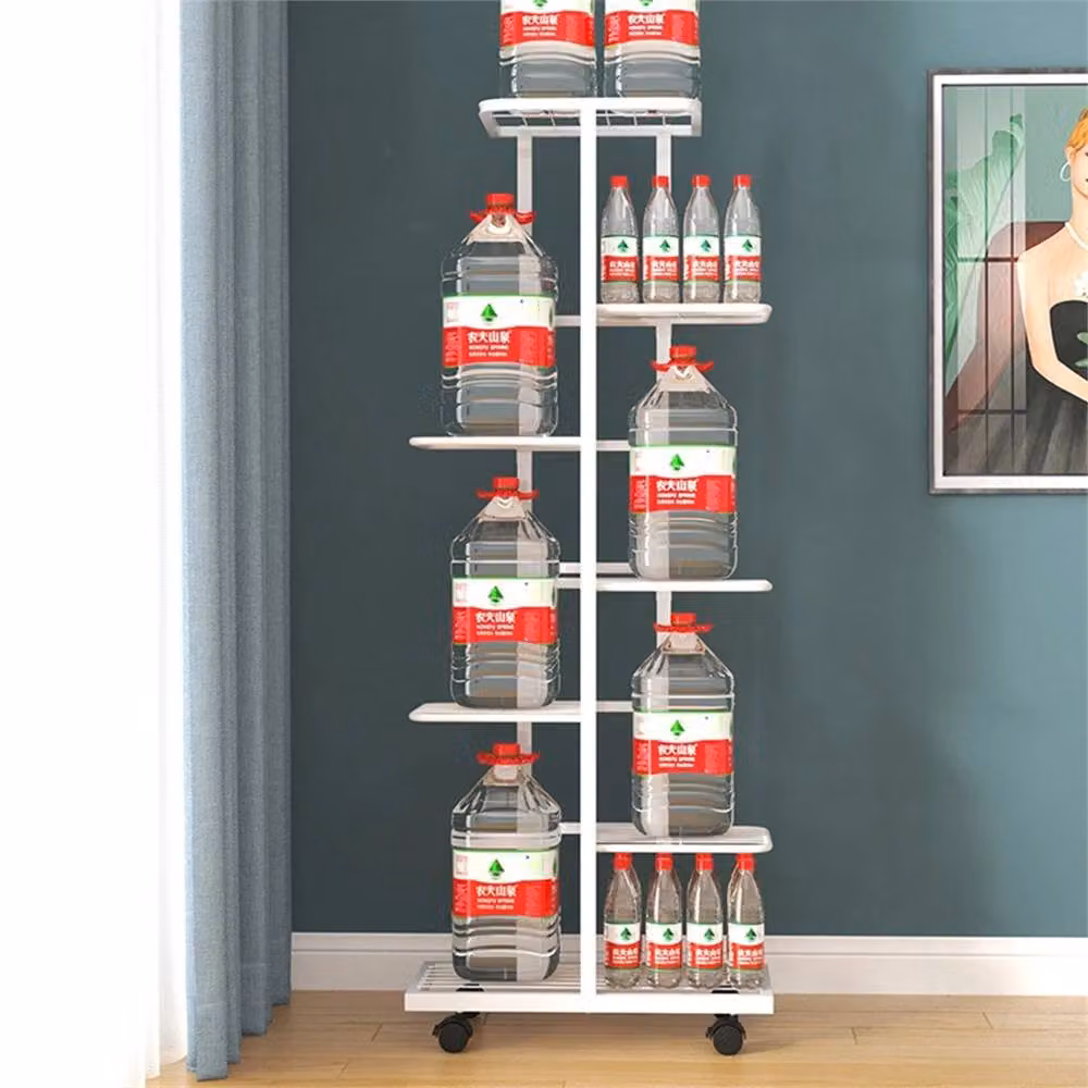 Nordara White 6 Tier Metal Plant Shelf Rack, W/D/H: 110 x 35 x 35 cm – 2