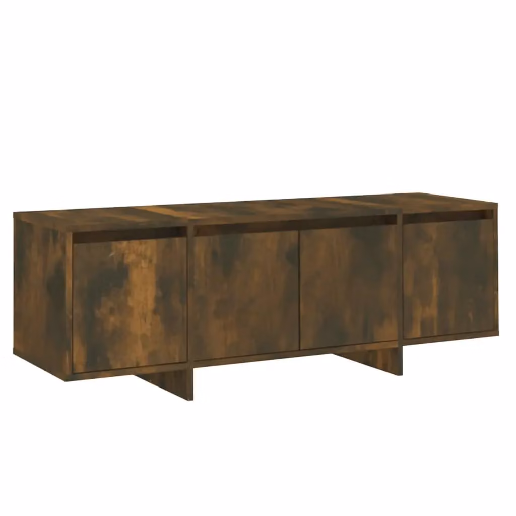 Berkfield Home Modern TV Cabinet in Smoked Oak Brown, W/D/H: 120 x 40.5 x 40.5 cm – 2