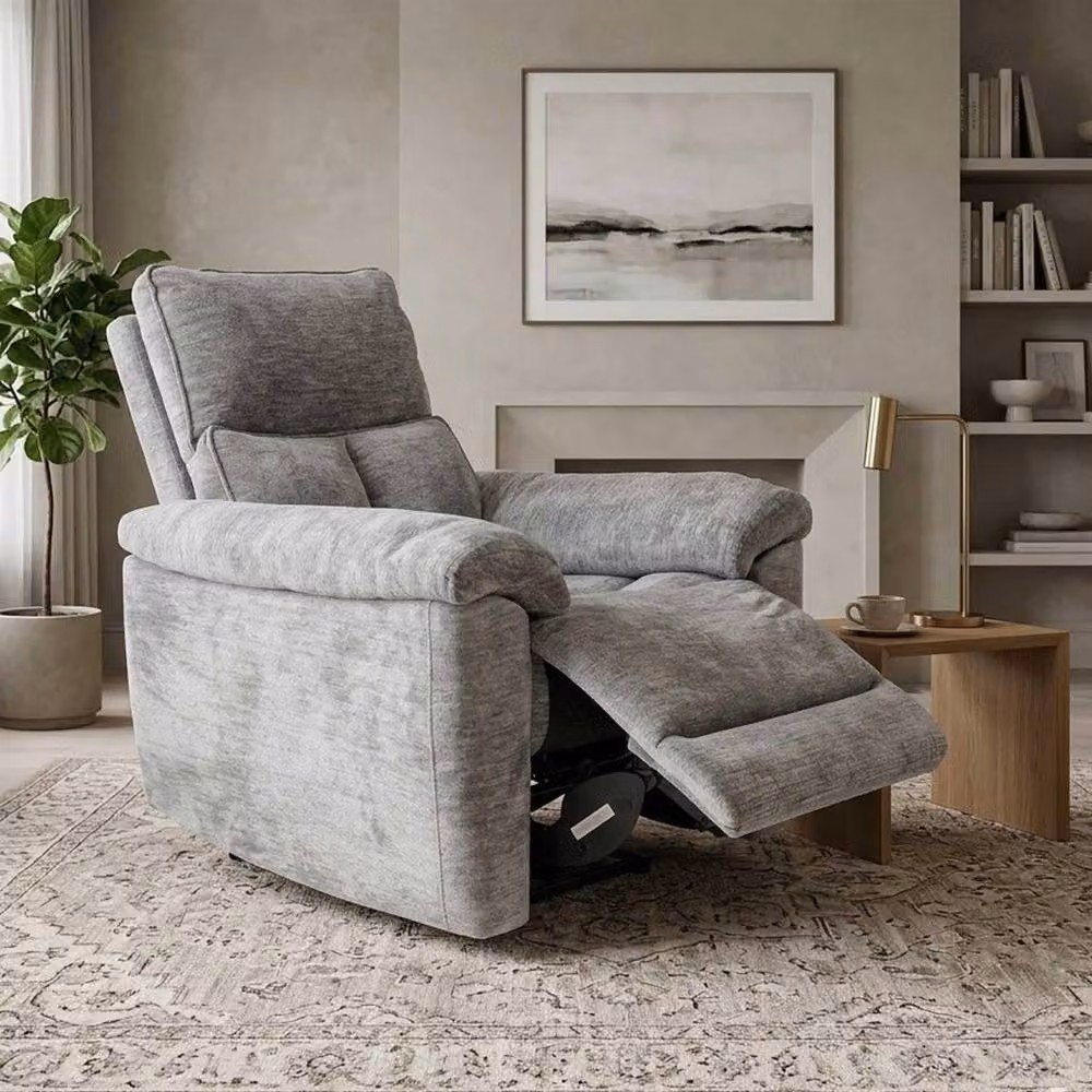 Furnishings For Less UK Kent Lucy Electric Power Reclining Single Seater Armchair in Dove Grey – 2