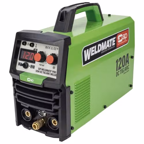 SIP Weldmate Pro DC TIG Inverter Welder 230V 120A TIG/ARC Portable Welding Machine, Green – 1