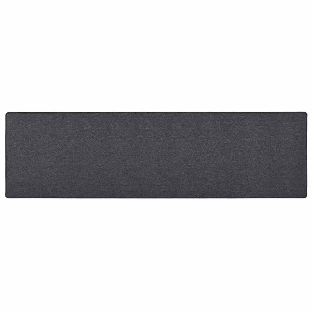 Berkfield Home Elegant Carpet Runner in Anthracite Grey, W: 80 cm, L: 300 cm – 2