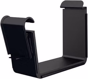 Lindab Rectangular Steel Gutter Union, 140mm, Black