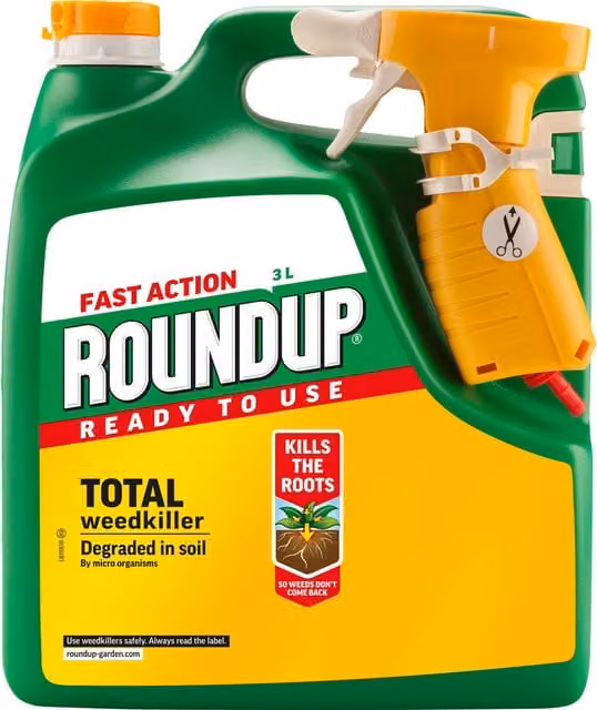 Roundup Fast Action Ready-To-Use Weed Killer Spray, 90 g