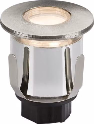 Netlighting Knightsbridge 230V IP65 0.6W LED Mini Ground Light with Three Interchangeable Heads, 3000K Warm White, Grey – 1
