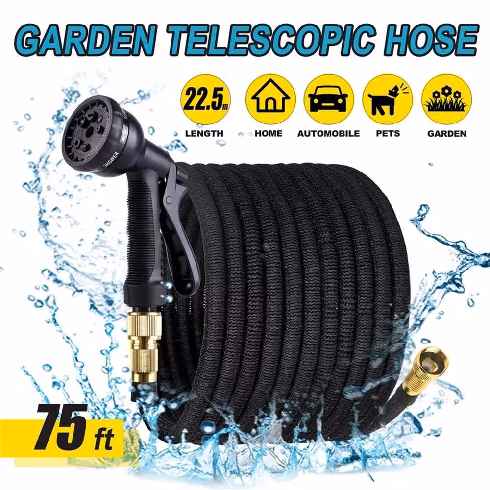 Nordara Heavy Duty Expandable Garden Hose Pipe in Black – 2