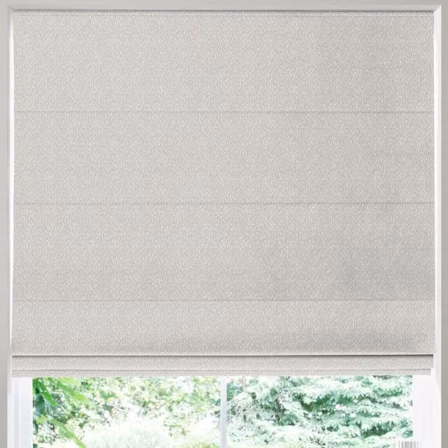 Simply Collection Arkona Made to Measure Blackout Roman Blind in Silver Polyester