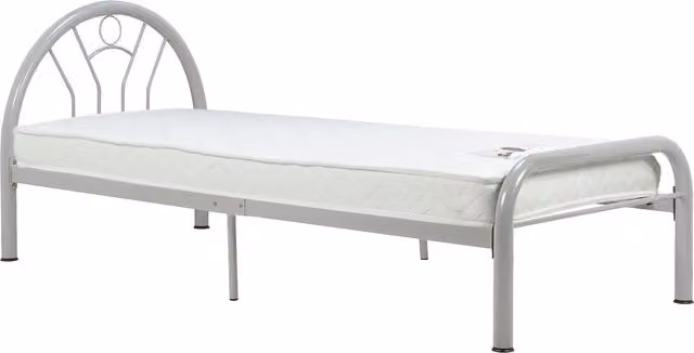 Birlea Solo Metal Bed in Grey