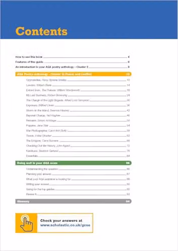 Scholastic Power and Conflict: GCSE Revision Guide and Practice Book for AQA English Literature (GCSE Grades 9-1 Study Guides) – 4