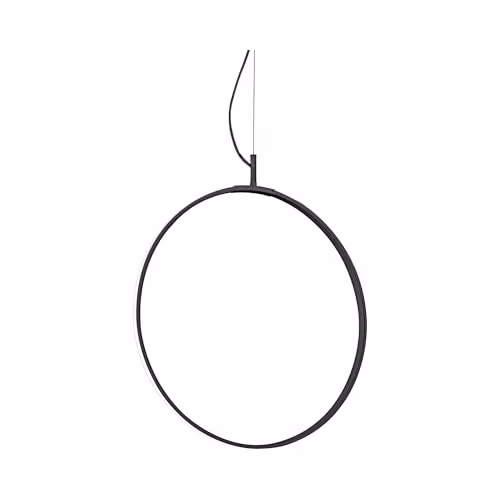 Netlighting Circus Integrated LED Ring Pendant Ceiling Light, Black, 44cm, 3000K