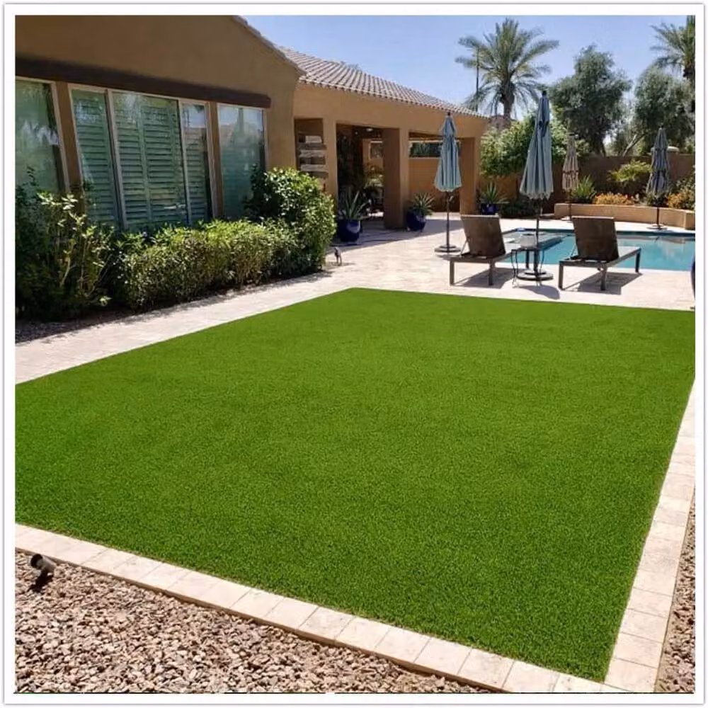EONLION Natural and Realistic Green Artificial Grass, W: 100 cm x D: 200 cm – 3