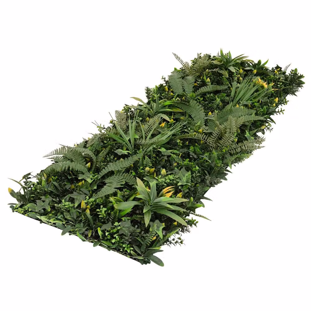 Monstershop Ayla Artificial Wall Tiles, 2 Pack, Green, W: 50 cm, H: 150 cm – 3