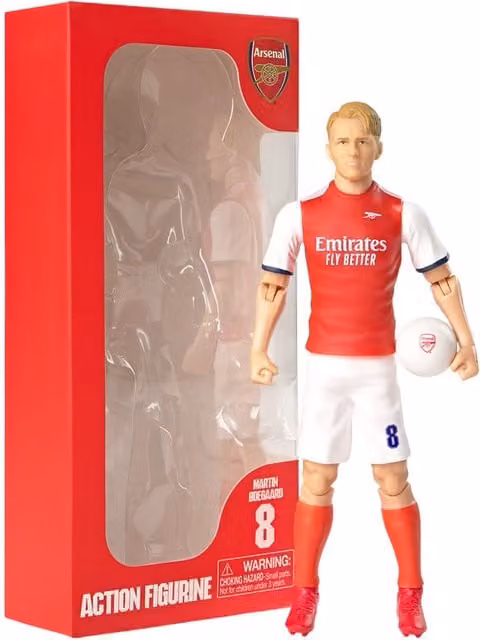 Banbo Odegaard Arsenal Fully Articulated Figurine in Red