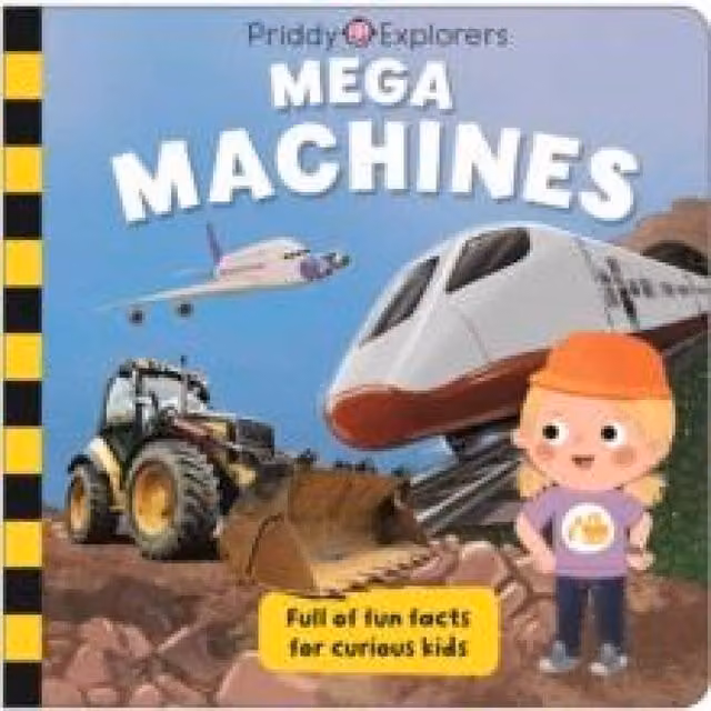 Priddy Books Priddy Explorers Mega Machines Multicolour Board Book