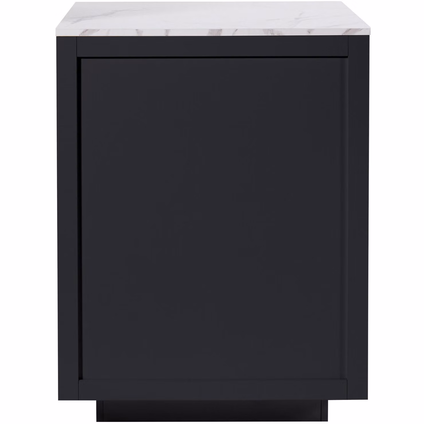 Aosom UK Extendable Bar Table and Kitchen Island in Black with 2 Drawers and 4 Compartments, W/D/H: 133-202 x 70 x 93.5 cm – 7