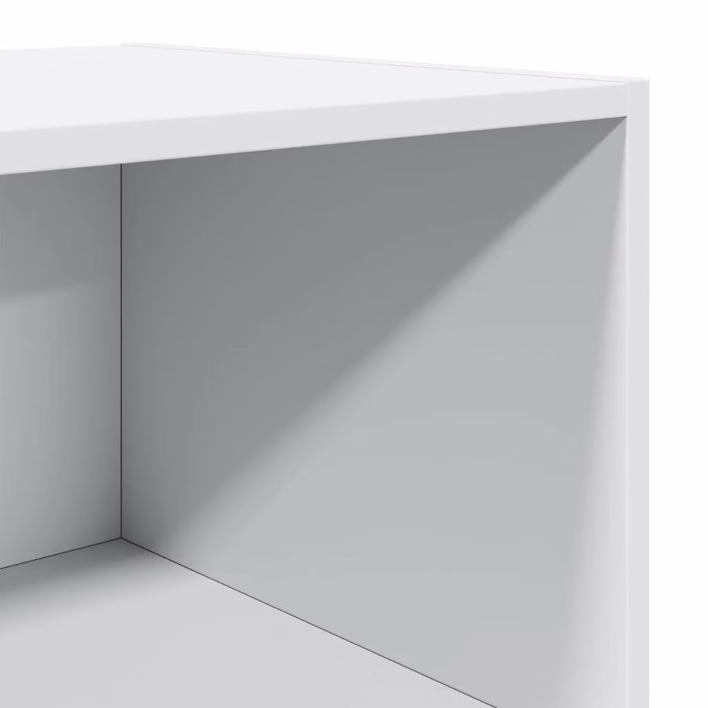 Berkfield Home White Highboard in Matt Engineered Wood, W/D/H: 50 x 41 x 185 cm – 3