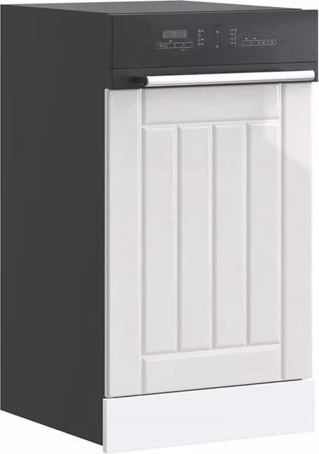 Berkfield Home Lucca High Gloss White Dishwasher Panel in Engineered Wood – 1