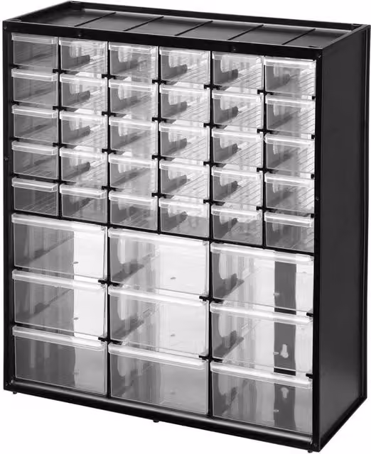 Stanley Multipurpose Tool Organiser in Black, W/D/H: 44.5 x 39.0 x 36.5 cm