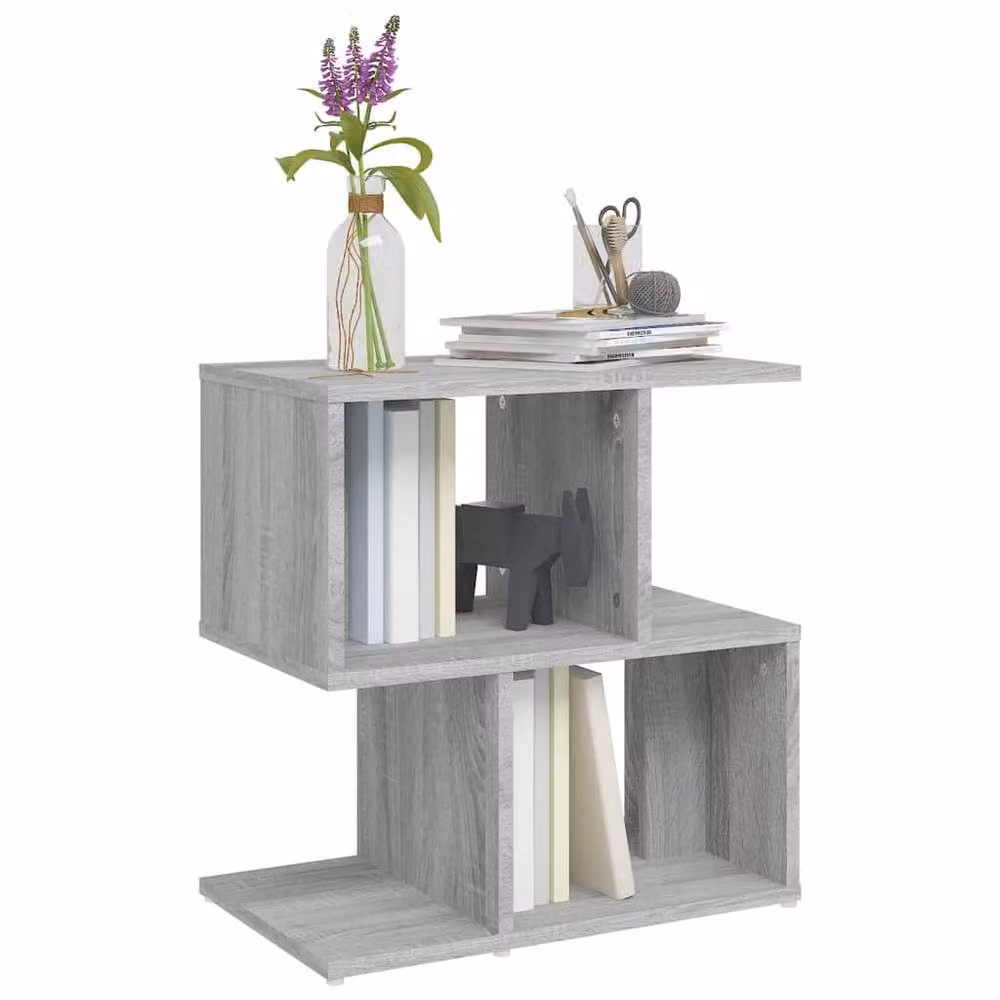 Berkfield Home Set of 2 Grey Sonoma Bedside Cabinets, W/D/H: 50 x 30 x 51.5 cm – 3