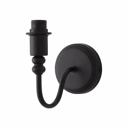 ValueLights Binky Rechargeable LED Wall Light Base in Black and Gold/Brass Metal – 4