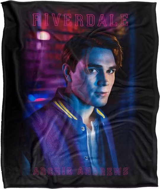 Warner Brothers Riverdale Silky Touch Super Soft Throw Blanket in White, W/D: 152 x 127 cm