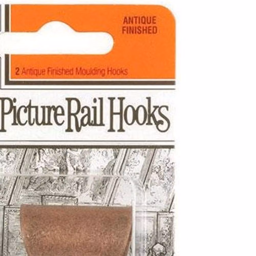 X Antique Picture Rail Hooks, 2 Pack – 2