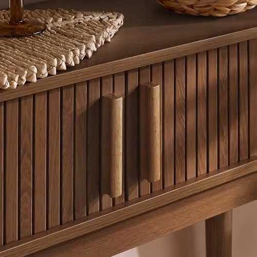 Birlea Axel Console Table in Walnut Brown – 3