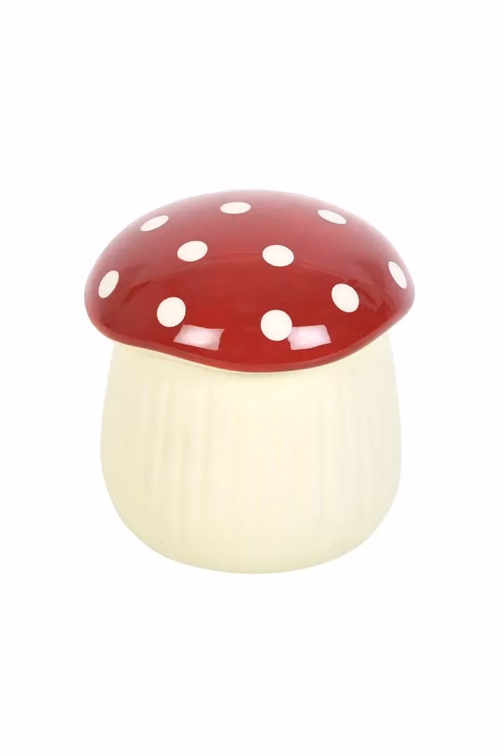 KDMD Mushroom Shaped Ceramic Tealight Oil Burner in Beige – 2