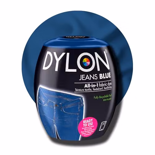 Dylon Fabric Dye Pods for Clothes and Soft Furnishings, Blue, 350g – 7