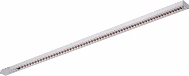 Loops Silver Commercial Lighting Display Track, 2m Single Circuit LED Profile