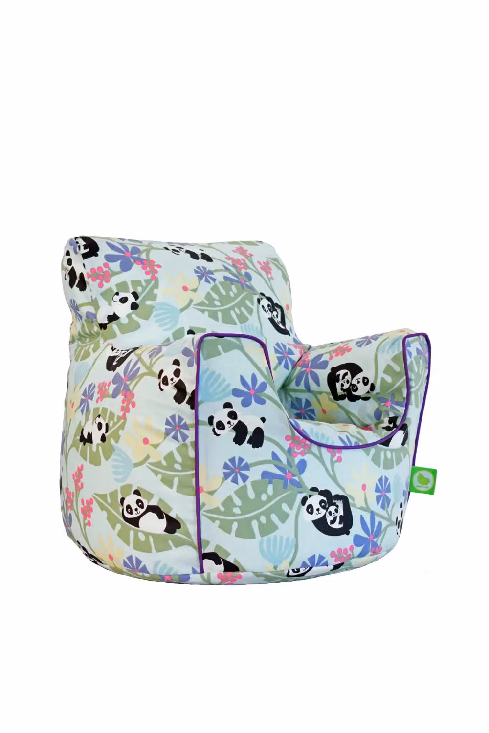 Bean Lazy Light Blue Panda Cotton Bean Bag Arm Chair for Toddlers – 2