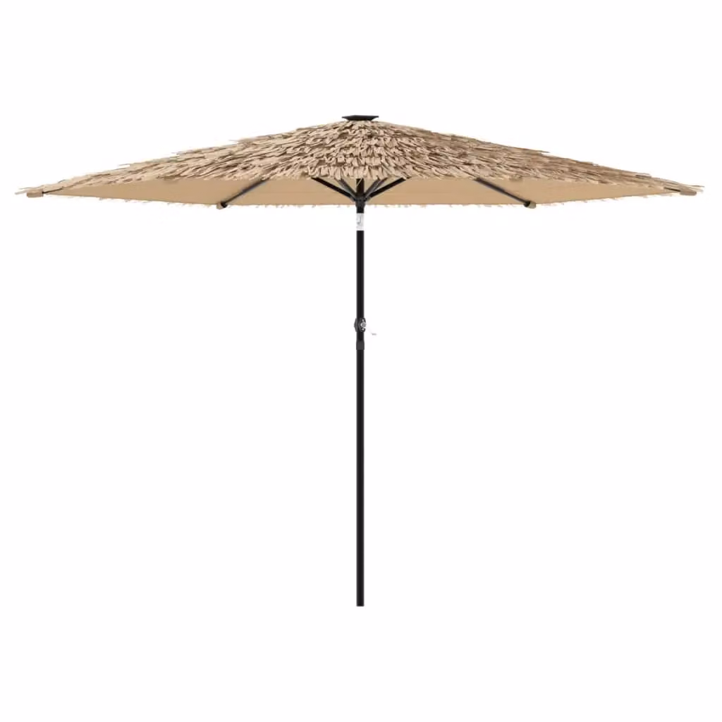 Berkfield Home Brown Garden Parasol with Steel Pole, W/D/H: 288 x 288 x 225 cm – 2