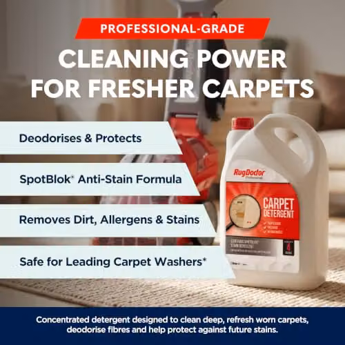 Rug Doctor Carpet Detergent with SpotBlok, 2 l 4-in-1 Cleaning Solution – 2