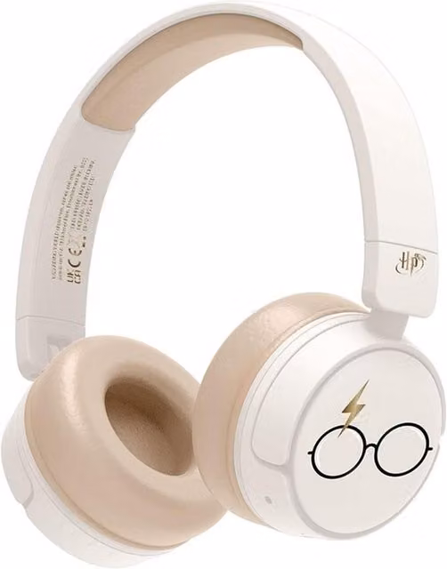 Harry Potter Adjustable Wireless Bluetooth Kids Headphones in White