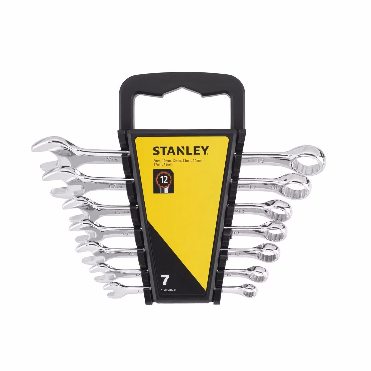 Stanley 7 Piece Combination Wrench Set in Silver and Multicolour Chrome Vanadium Stainless Steel – 2