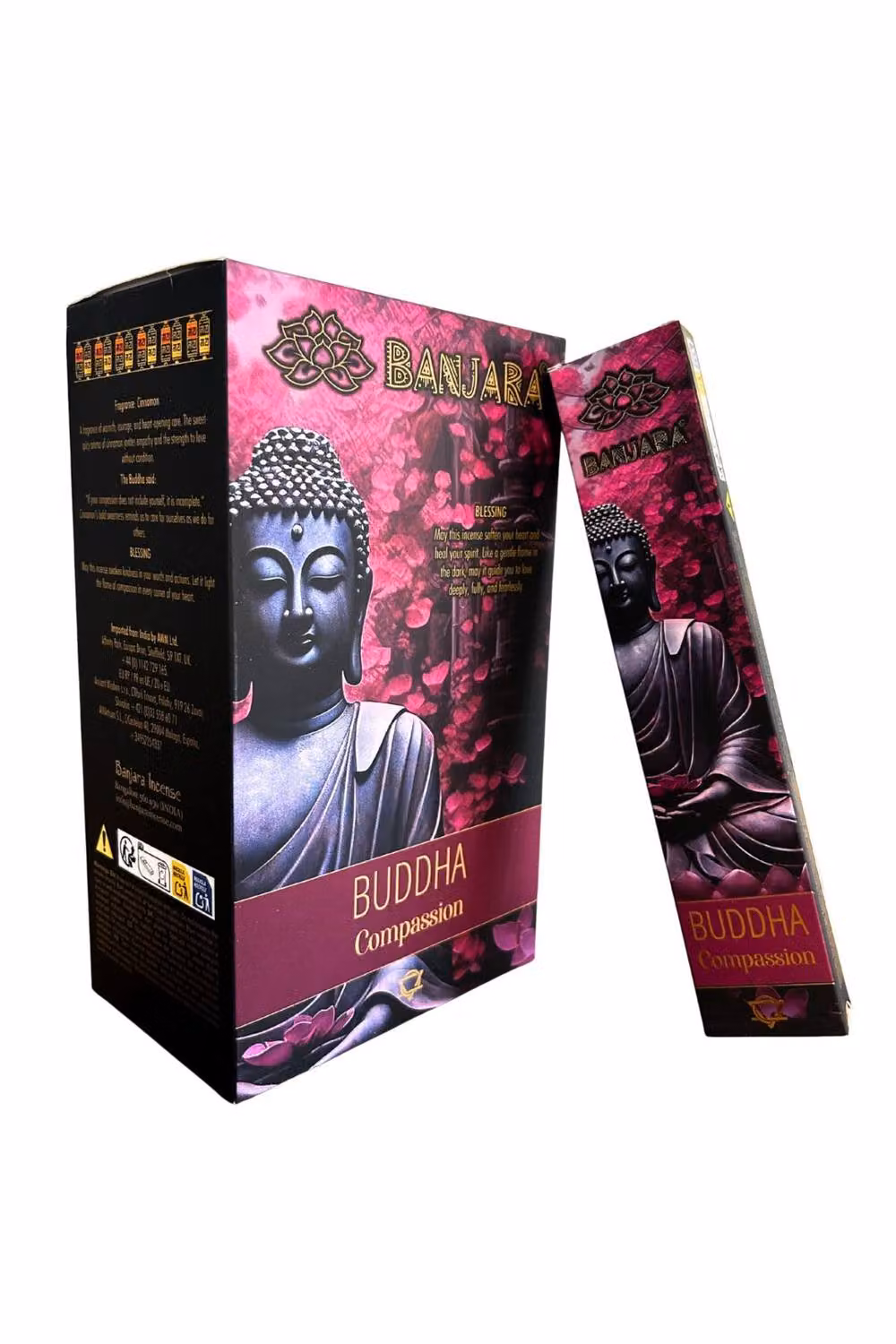KDMD Banjara Buddha Handmade Incense Sticks, Floral and Spicy, 12 Sticks, Brown – 3