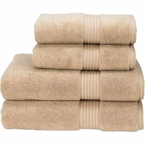 Christy Supreme Hygro Luxury Cotton Bath Sheet, Brown and Multicolour, W: 90 cm, H: 165 cm