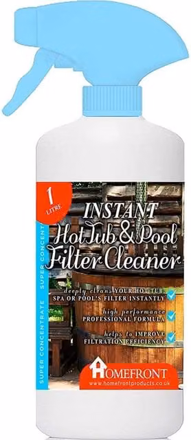 Homefront Instant Hot Tub and Pool Filter Cleaner, 1 l, Clear – 1