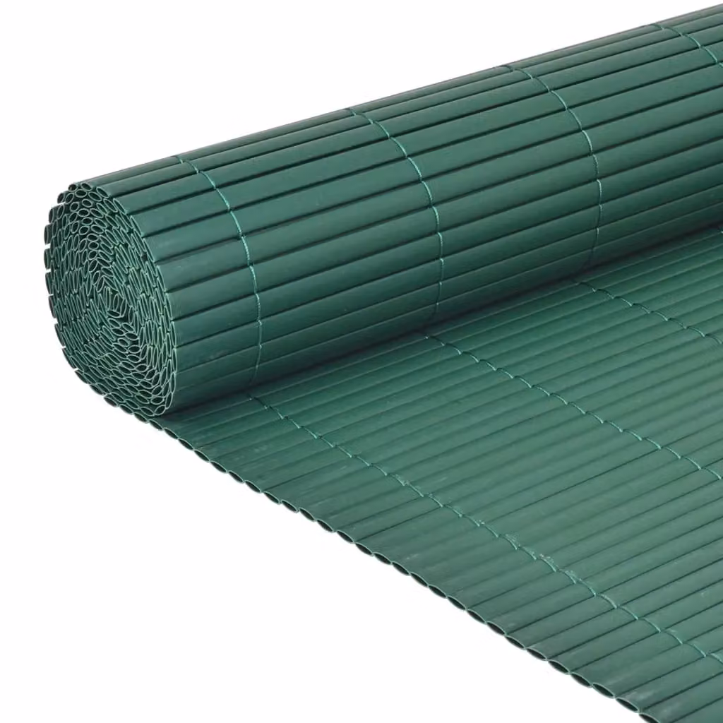 Berkfield Home Double-Sided PVC Garden Fence, Green, H 90 cm x W 500 cm – 3