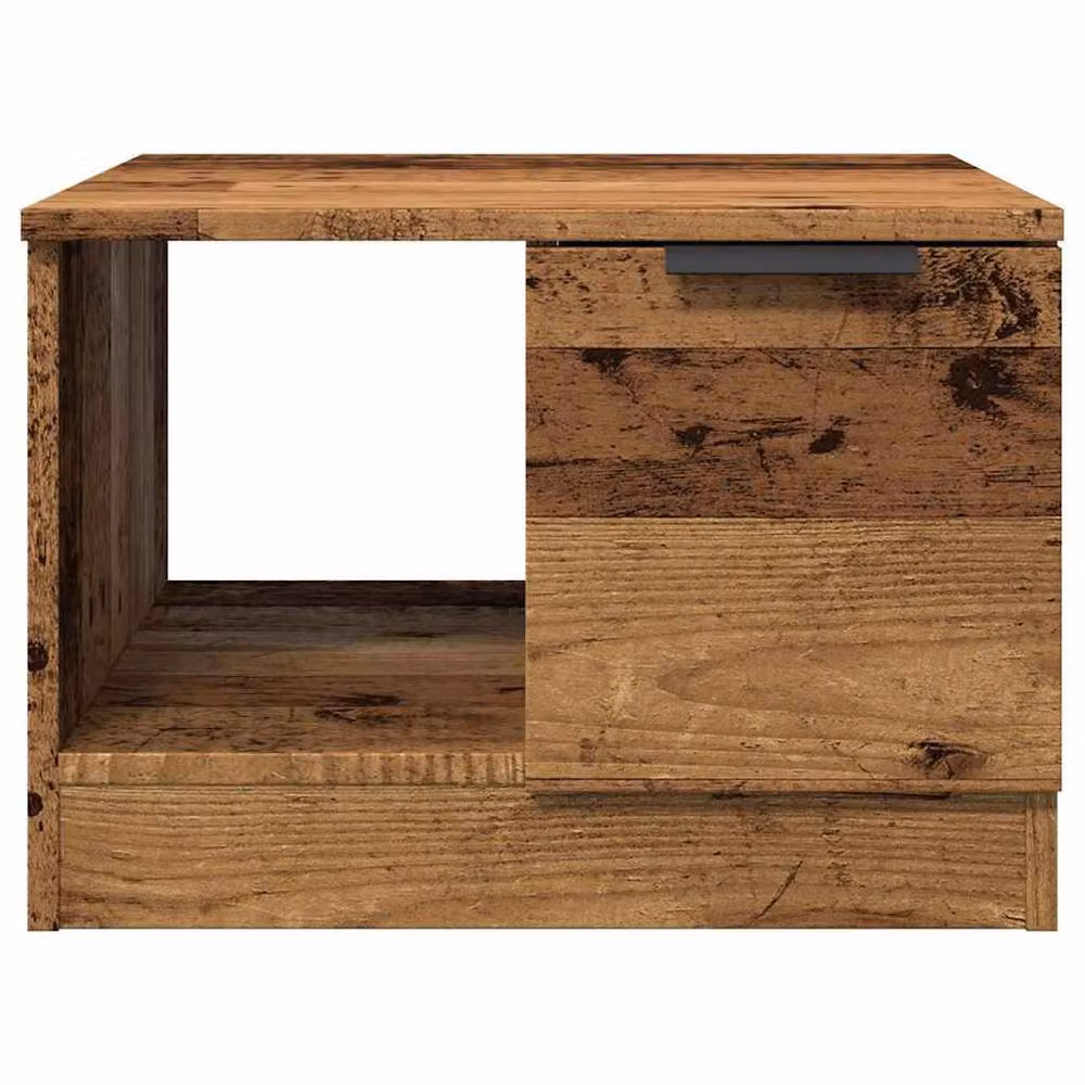 Berkfield Home Durable Square Coffee Table in Brown, W/D/H: 50 x 50 x 36 cm – 3