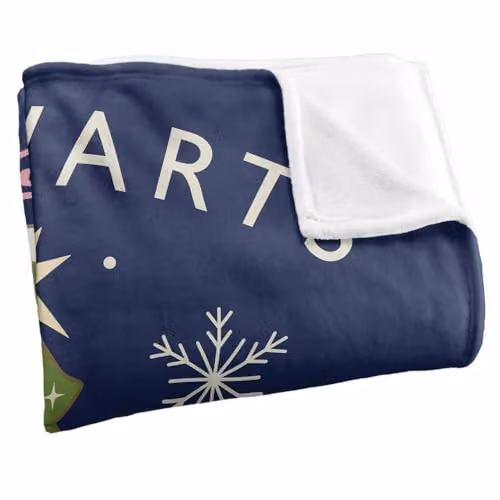LOGOVISION Harry Potter Hogwarts Christmas Tree Super Soft Fleece Throw Blanket, Multicolour, W: 127 cm x D: 152.4 cm – 2